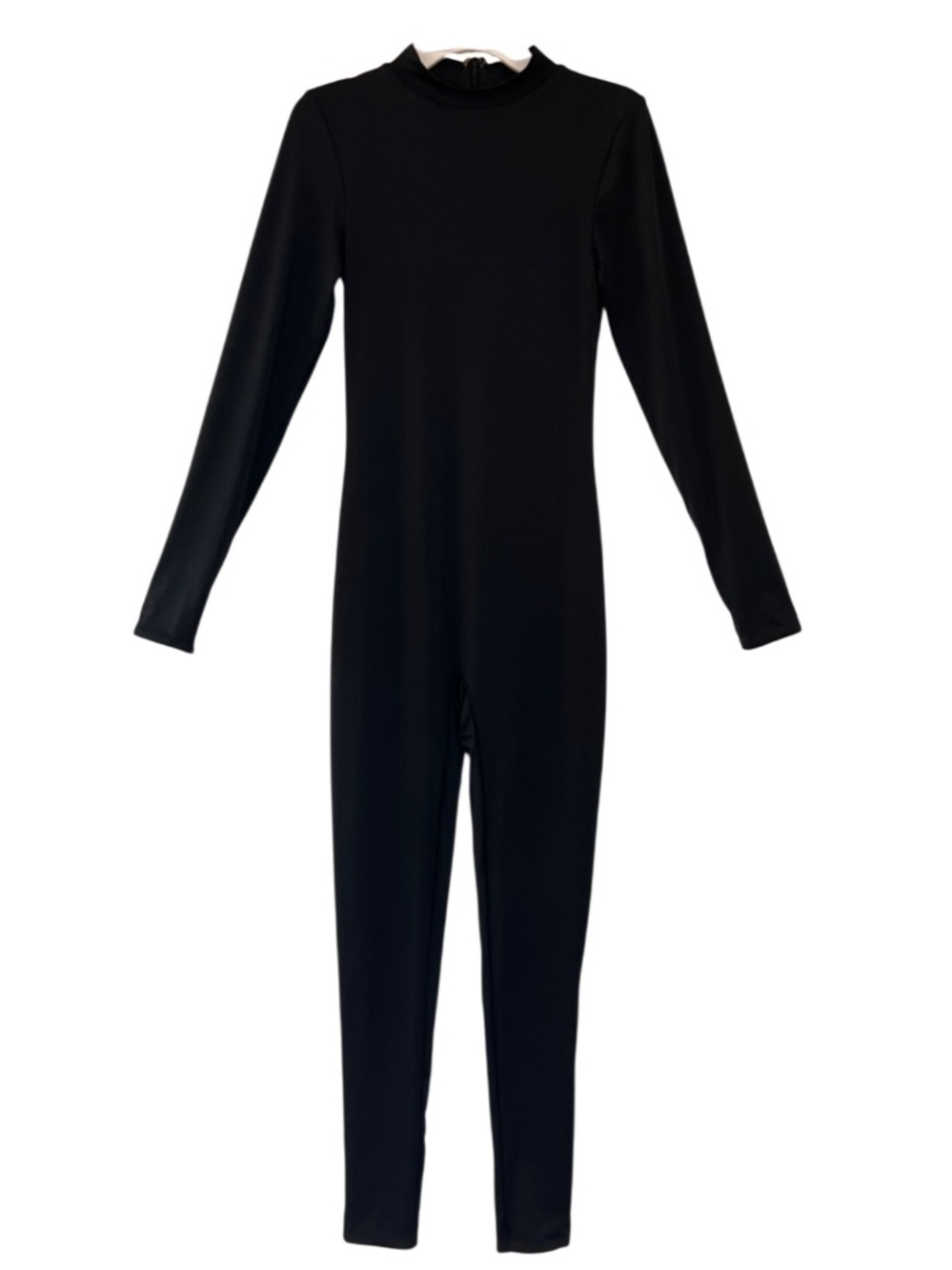 Oh Polly Musa Black Long Sleeve Unitard Jumpsuit Bodycon US 2 - Picture 3 of 12